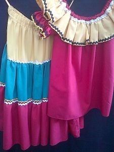 Adult Female Costumes to Hire - German top & skirt 